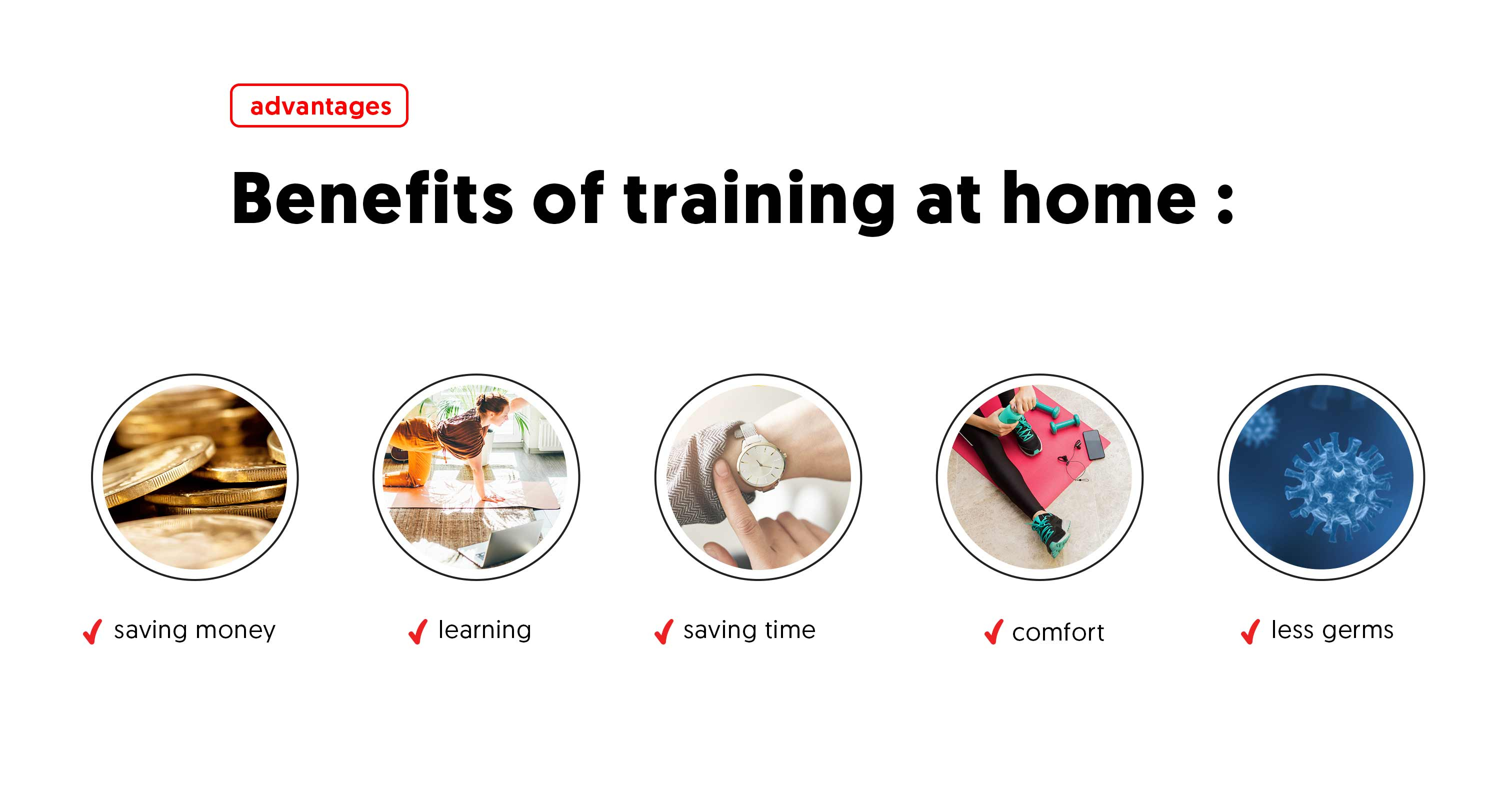 benefits of training at home